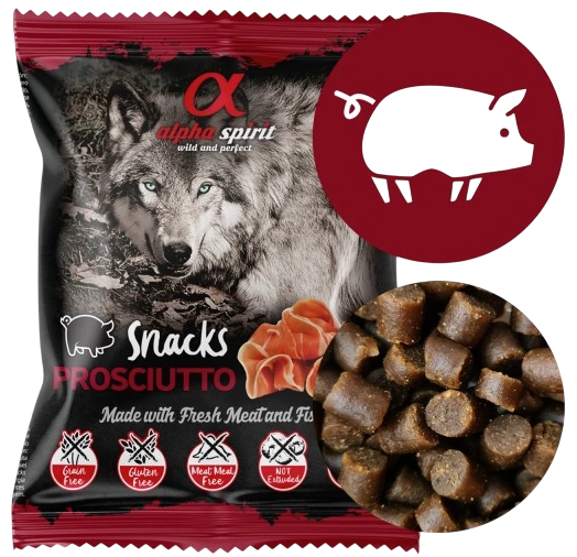 Cūkgaļas šķiņķa uzkoda suņiem 50g